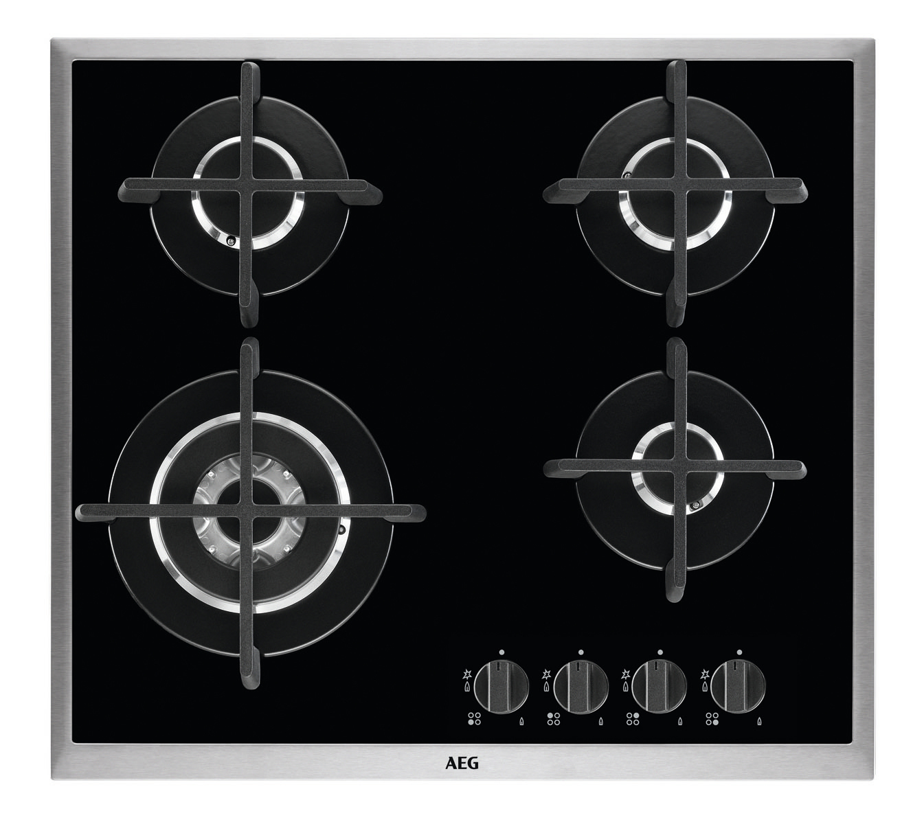 AEG HG694550XB Black Built-in Gas 4 zone(s) – image 1
