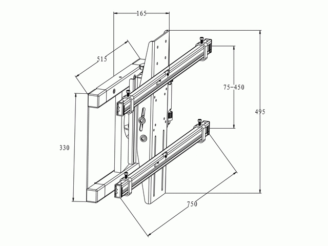 Multibrackets 7350022732209 TV mount/stand Silver – image 6