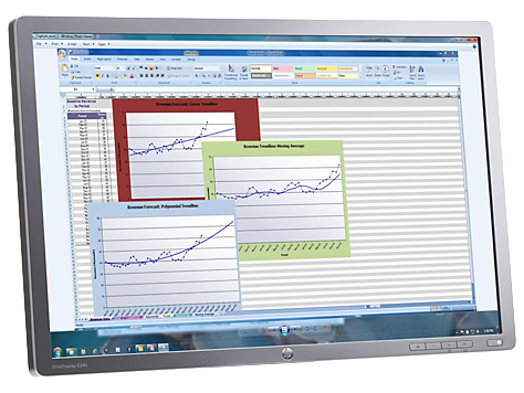 HP EliteDisplay E241i 24-in IPS LED Backlit Monitor Head Only – image 3