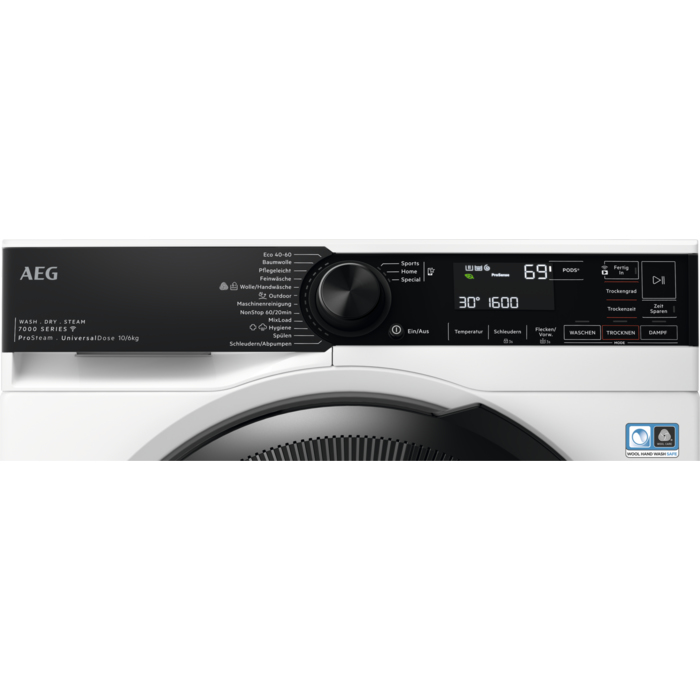 AEG LWR7E106EX washer dryer Freestanding Front-load White – image 2