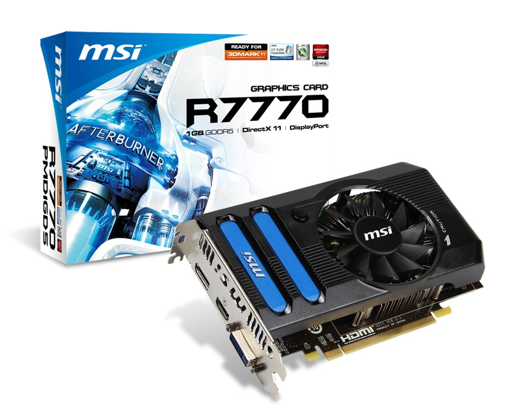 MSI R7770-PMD1GD5 graphics card AMD Radeon HD7770 – image 1