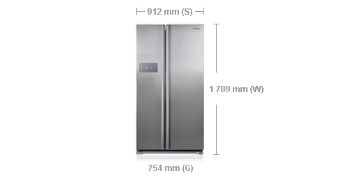 Samsung RS7527THCSP side-by-side refrigerator Freestanding – image 2