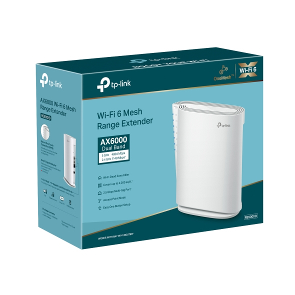 TP-Link RE900XD network extender Network transmitter White 10, 100, 1000, 2500 Mbit/s – image 4