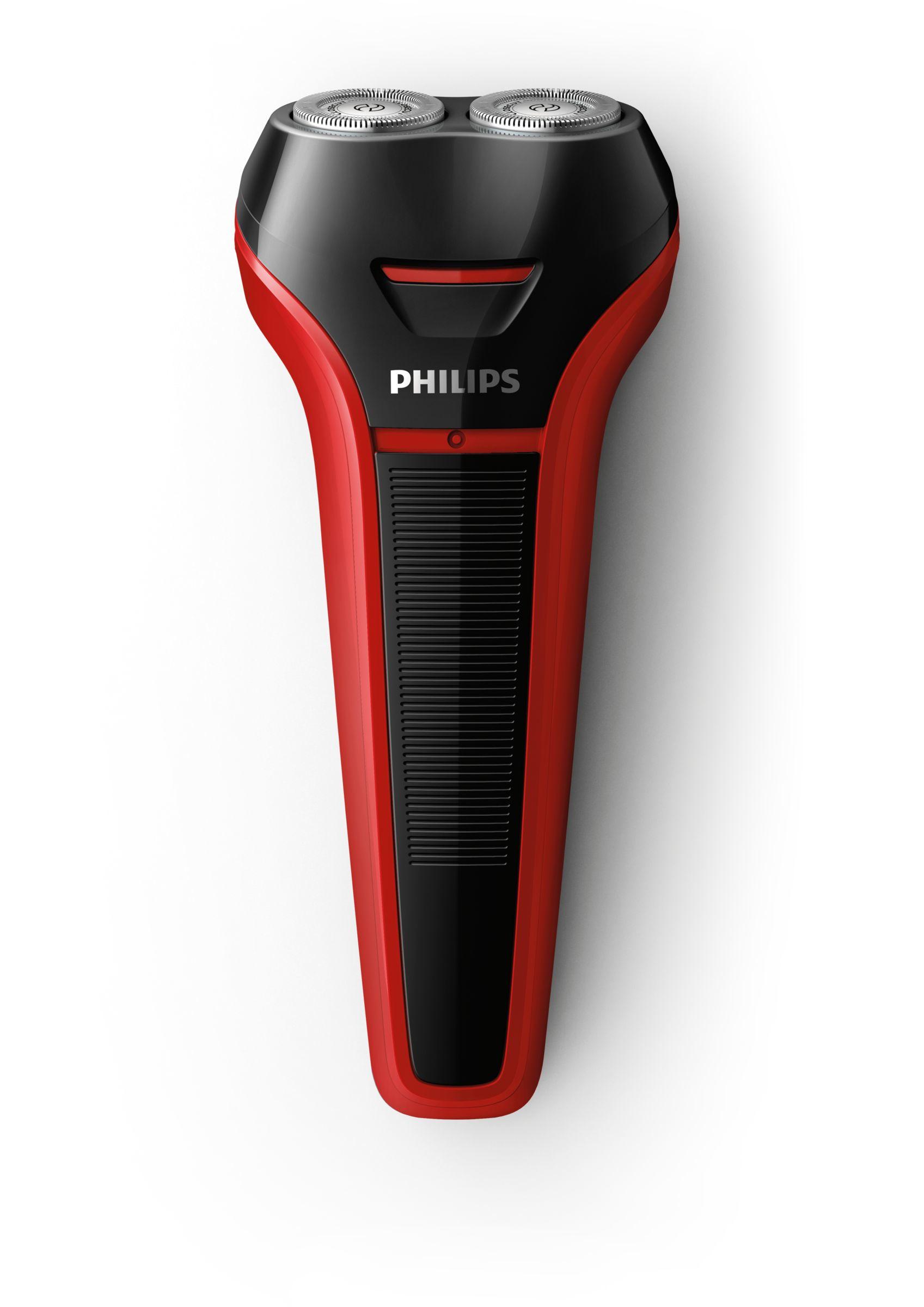 Philips S108/02 men's shaver Rotation shaver Black, Red