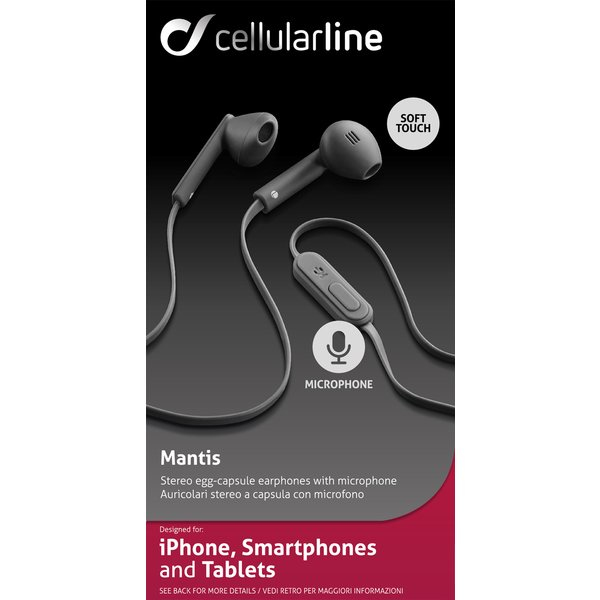 Cellularline 35894 headphones/headset Wired In-ear Grey – image 3