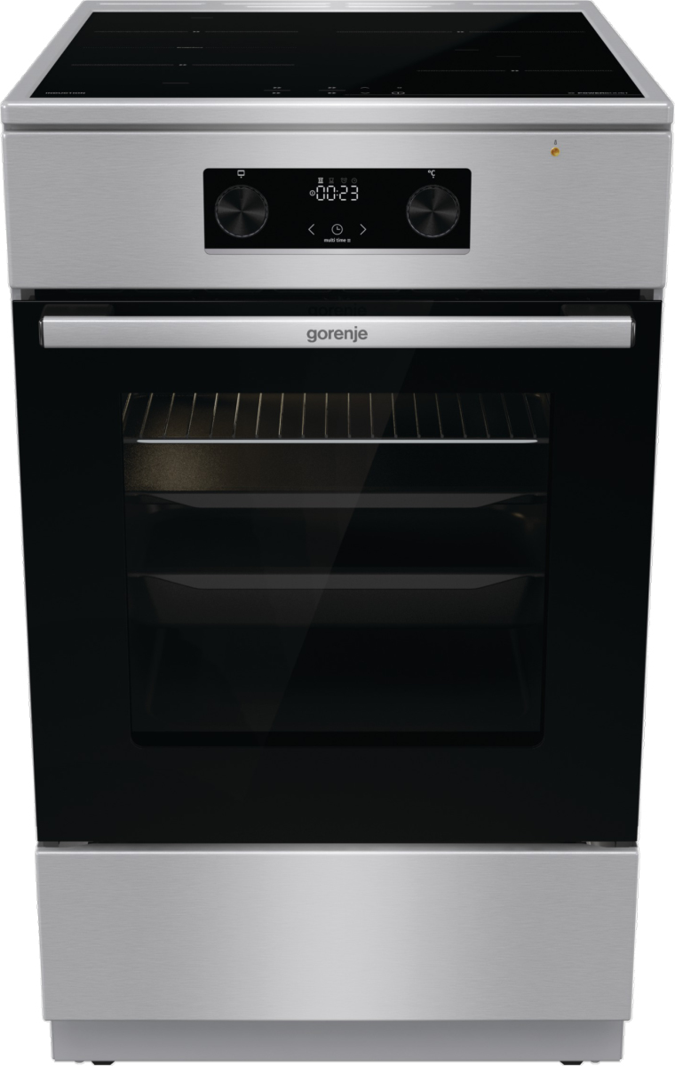 Gorenje MEKIS5101I cooker Freestanding cooker Electric Ceramic hob Stainless steel – image 1