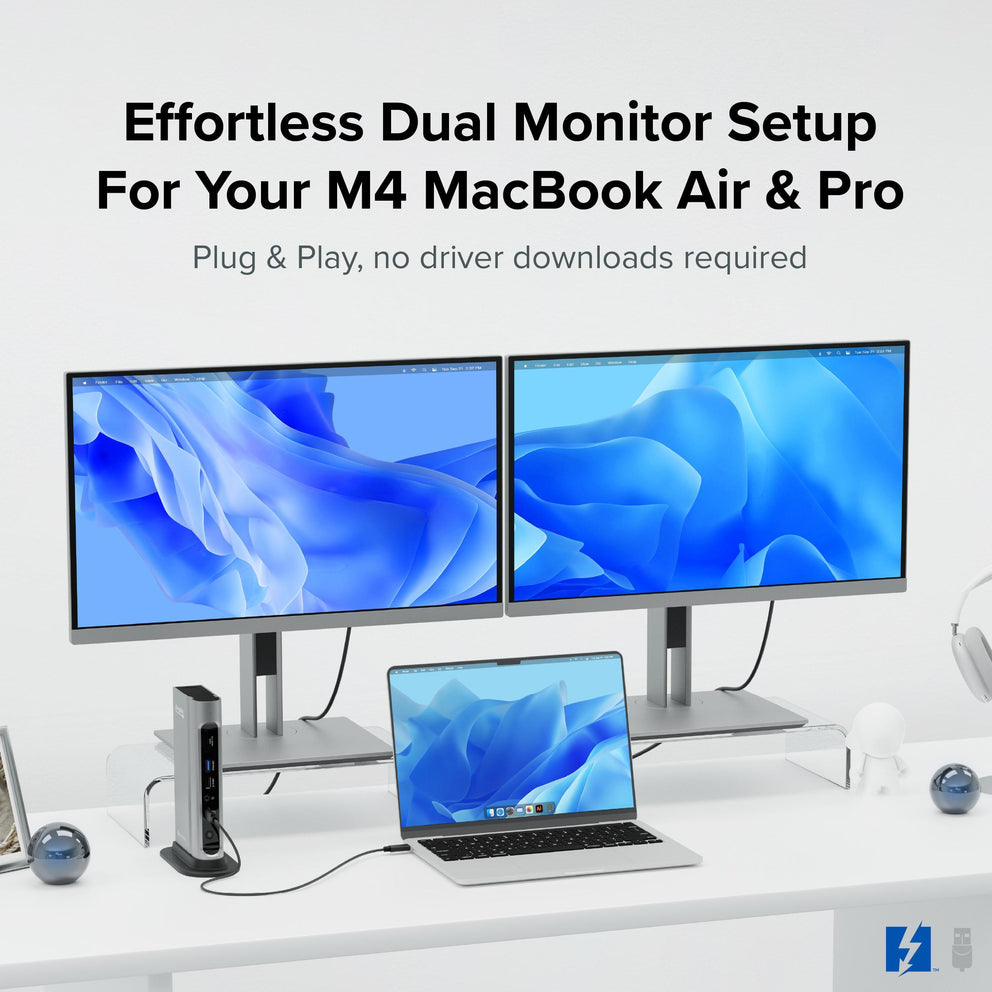 Plugable Technologies TBT4-UDZ laptop dock/port replicator Wired Thunderbolt 4 Silver – image 3