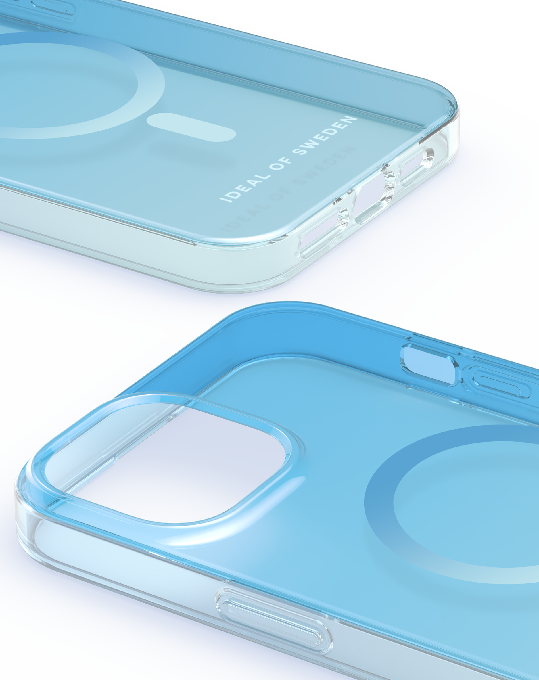 iDeal of Sweden Clear Case MagSafe iPhone 13 / 14 / 15 / 16e Light Blue – image 3