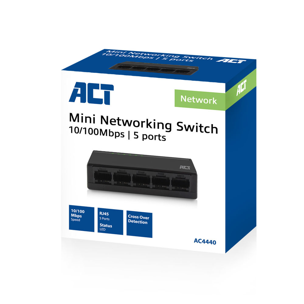 ACT AC4440 network switch Unmanaged Fast Ethernet (10/100) Black – image 4