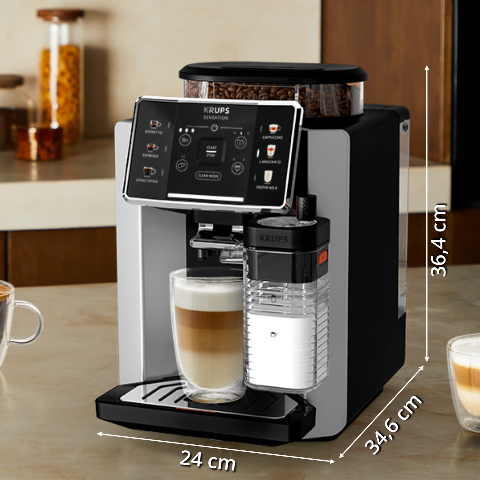 Krups Sensation Milk M50 EA912E10 coffee maker Fully-auto Espresso machine – image 9