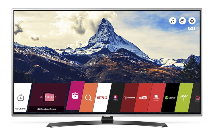 LG 43UH668V TV 109.2 cm (43") 4K Ultra HD Smart TV Wi-Fi Black – image 4