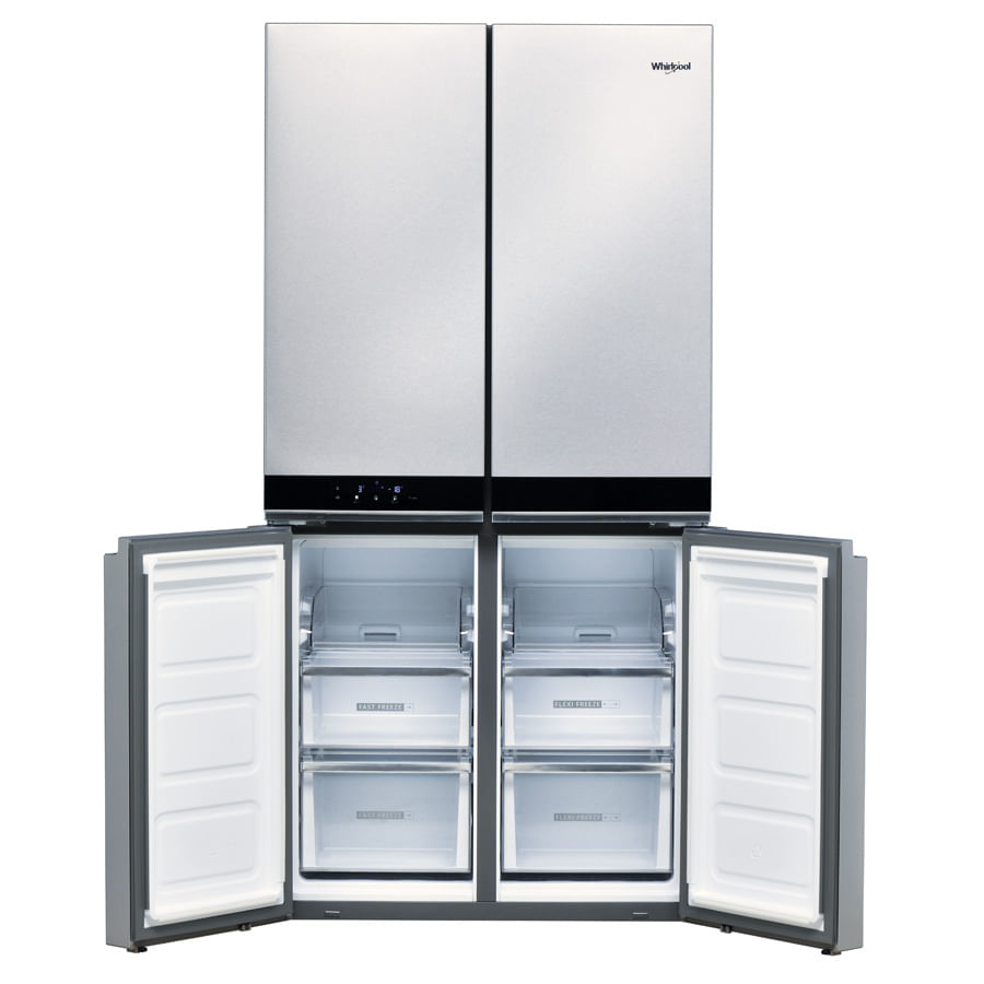 Whirlpool WRQ551NJZ side-by-side refrigerator Freestanding Silver – image 2