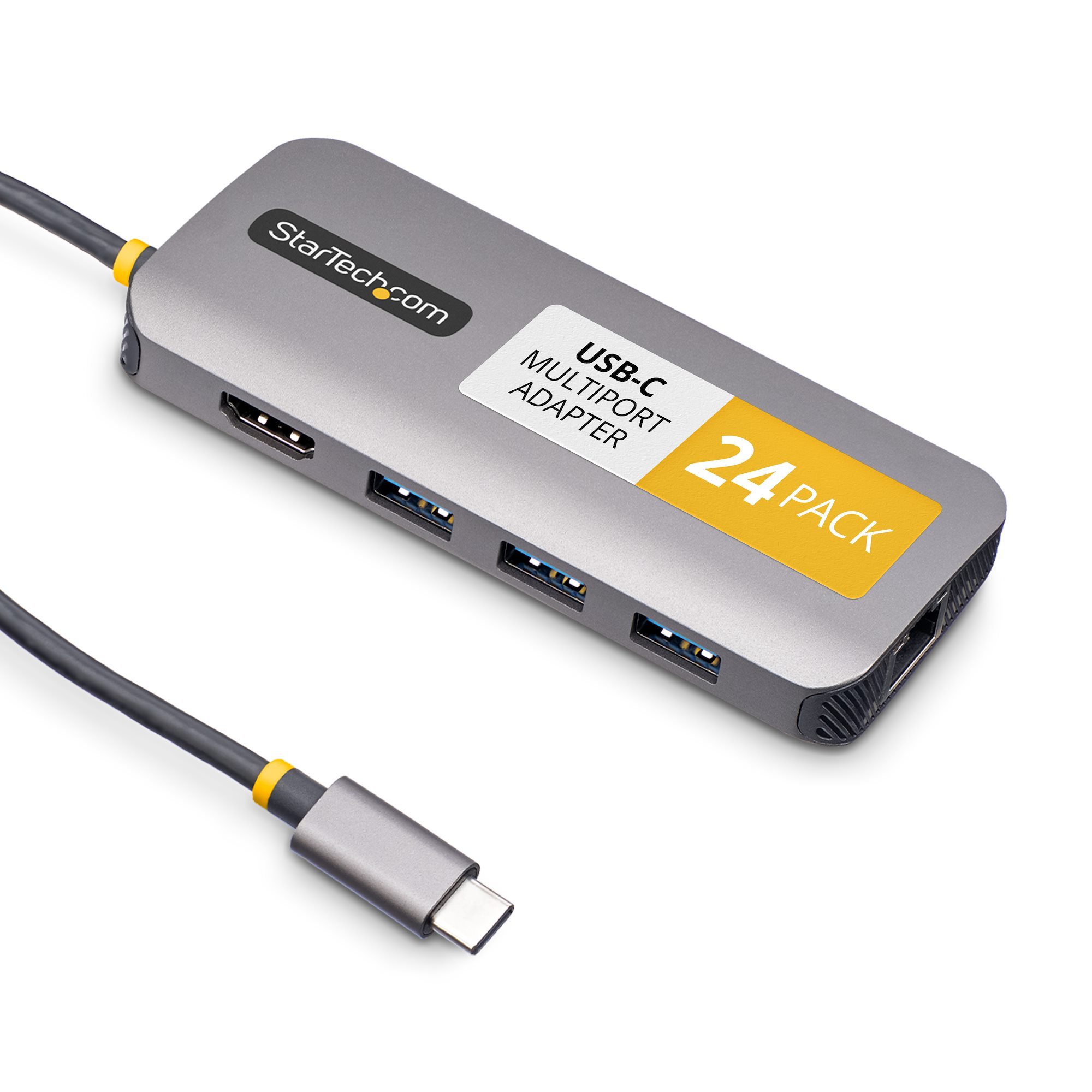 StarTech.com 24-Pack USB C Multiport Adapter, 4K – image 1