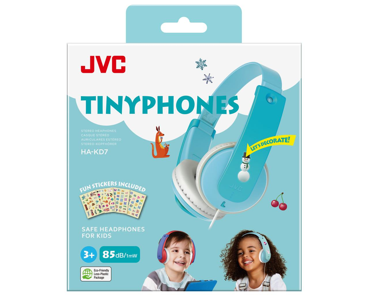 JVC HA-KD7-Z Headset Wired Head-band Music Blue – image 2