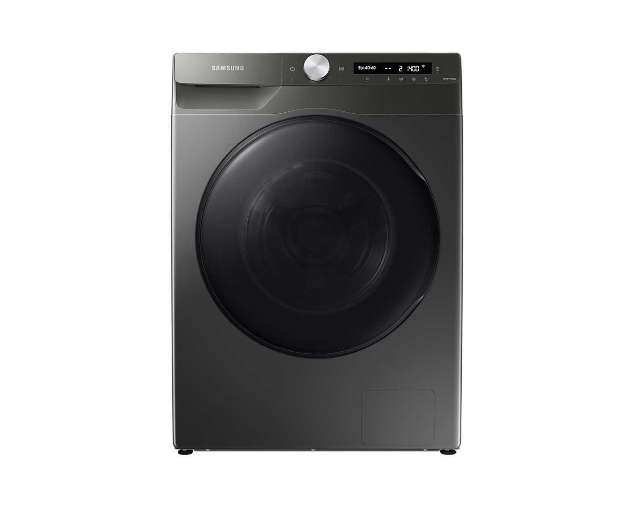 Samsung WD80T534DBN washer dryer Freestanding Front-load Silver, White – image 1