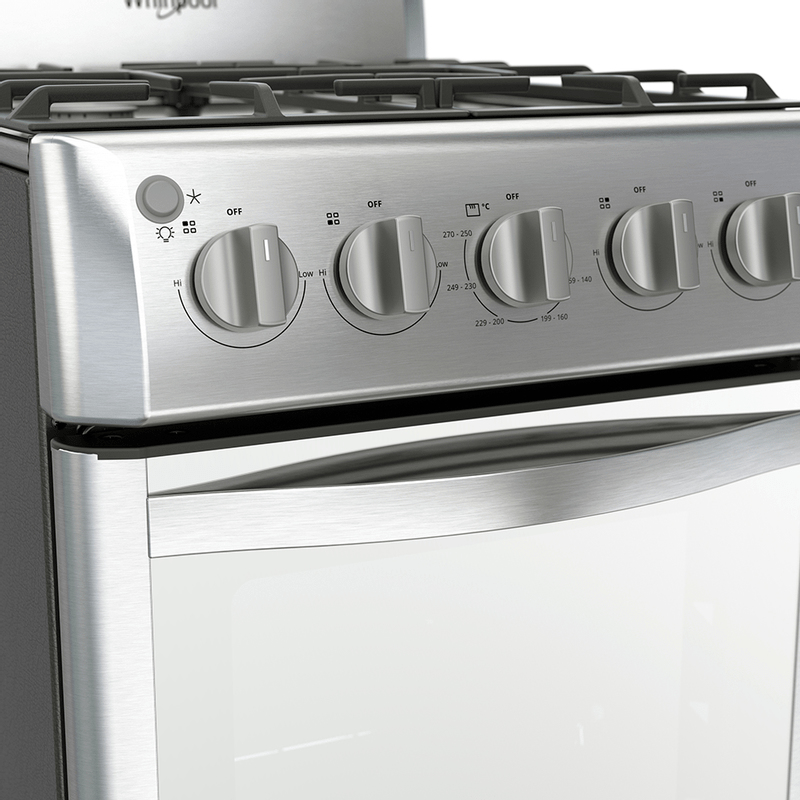 Whirlpool WWR-5000S cooker Freestanding cooker Gas Stainless steel – image 3
