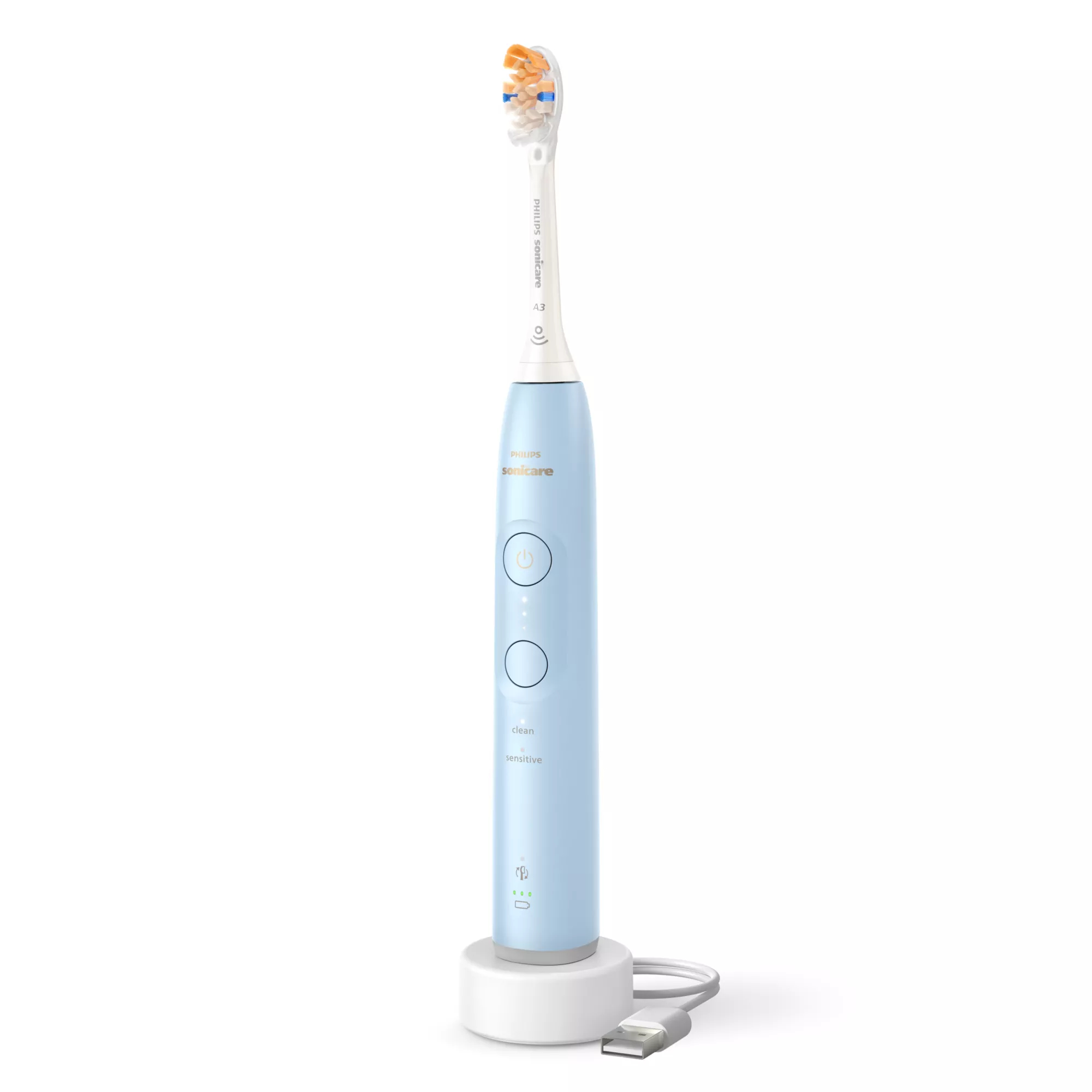 Philips HX7408/04 electric toothbrush Adult Sonic toothbrush Light Blue – image 2