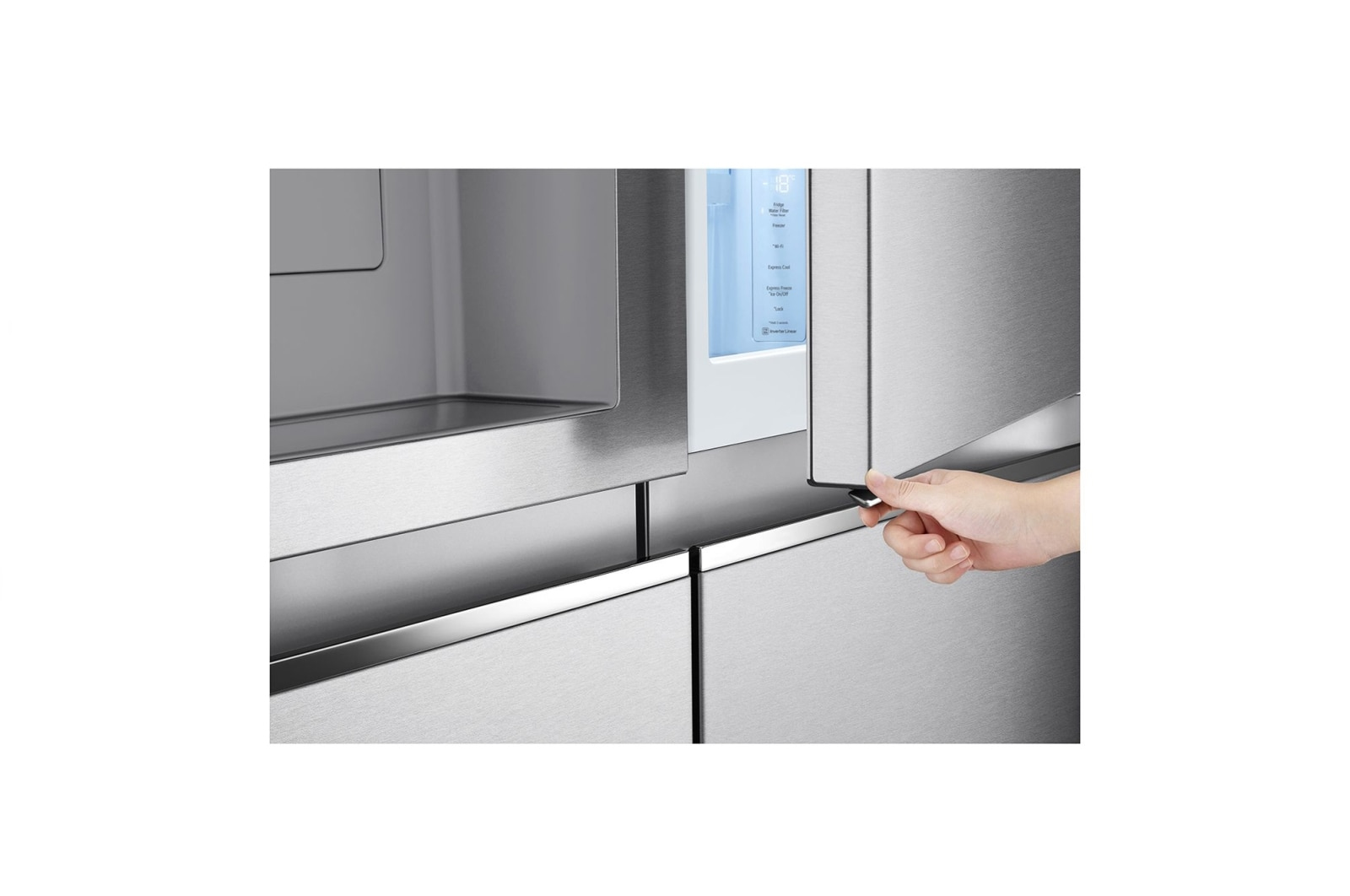 LG GSJV70MBLE side-by-side refrigerator Freestanding – image 4