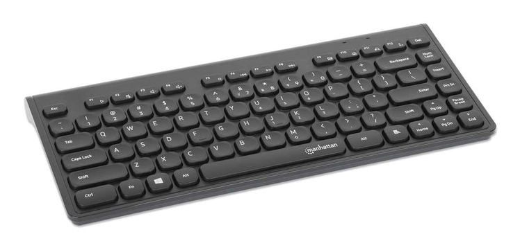 Manhattan 12 Multimedia/Function Keys, USB-A Nano Receiver, Compact, Low-Profile Format, for PC and Laptop, Black – image 6