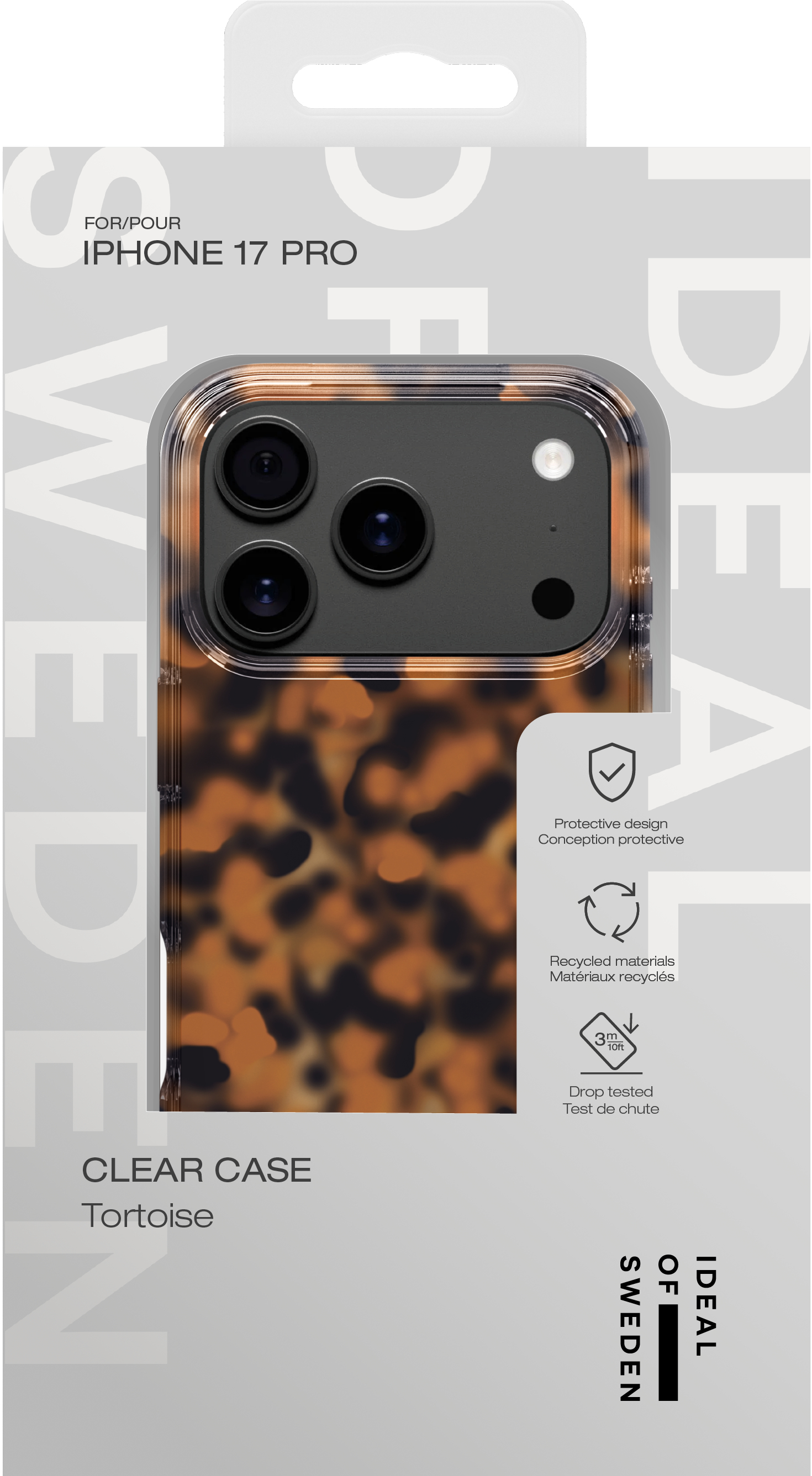 iDeal of Sweden Clear Case MagSafe iPhone 17 Pro Tortoise – image 3