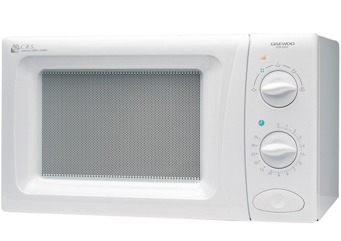 Daewoo KOR-63A5 White Microwave