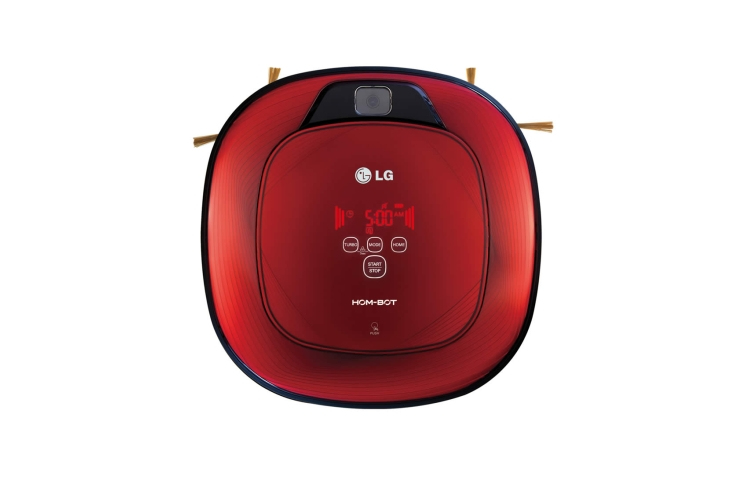 LG VPARQUET robot vacuum Black, Red – image 1