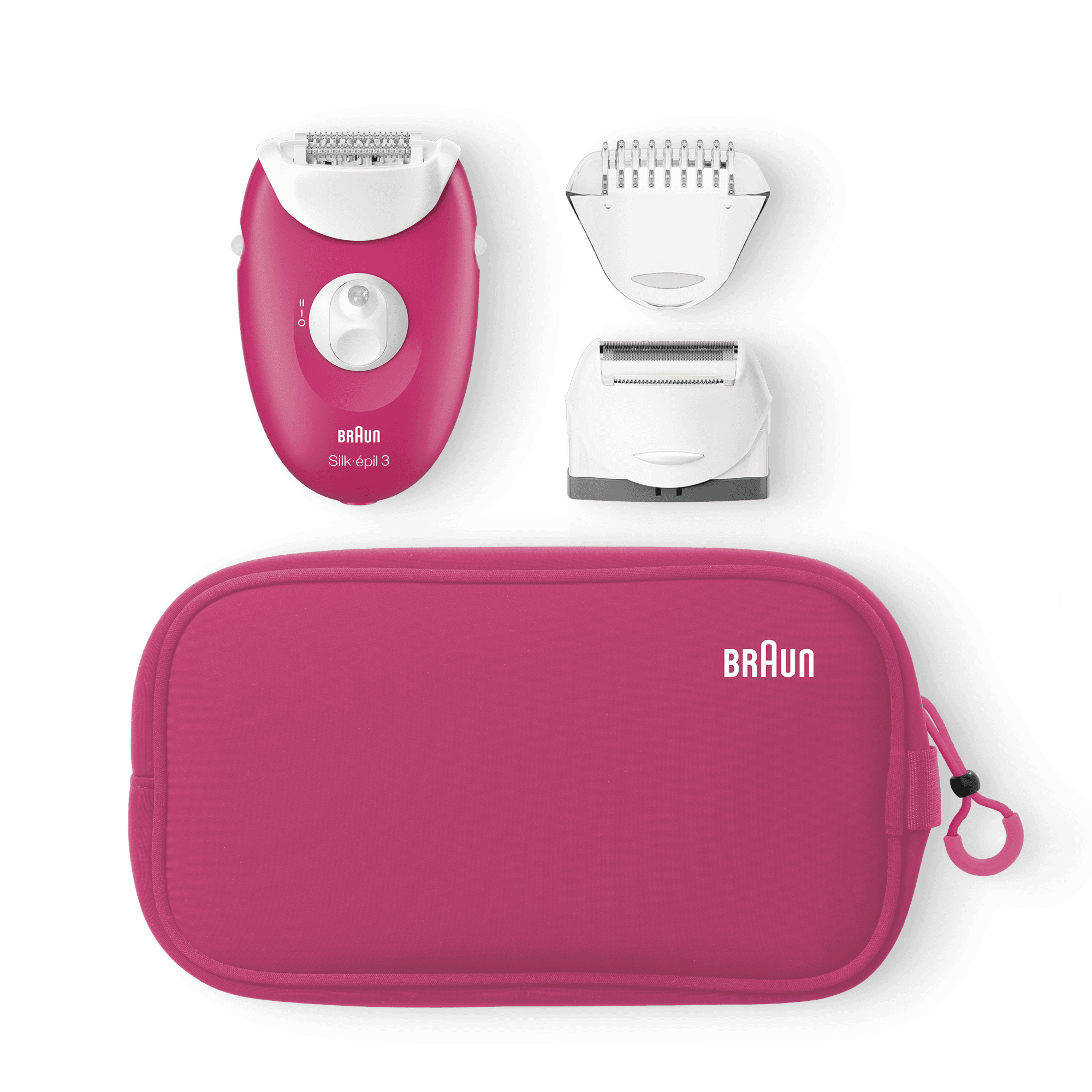 Braun Silk-épil 3 81677778 epilator 20 tweezers White, Pink – image 6