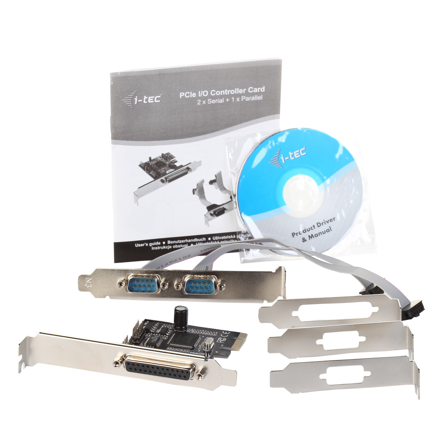 i-tec PCI-Express Card 2x Serial RS232 + 1x Parallel DB25 – image 3
