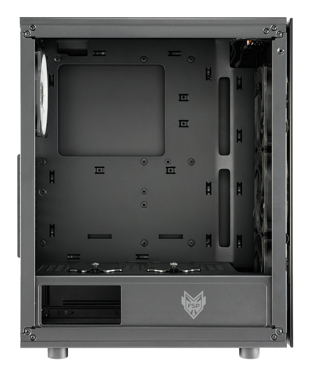 FSP CMT340 computer case Midi Tower Black image 3