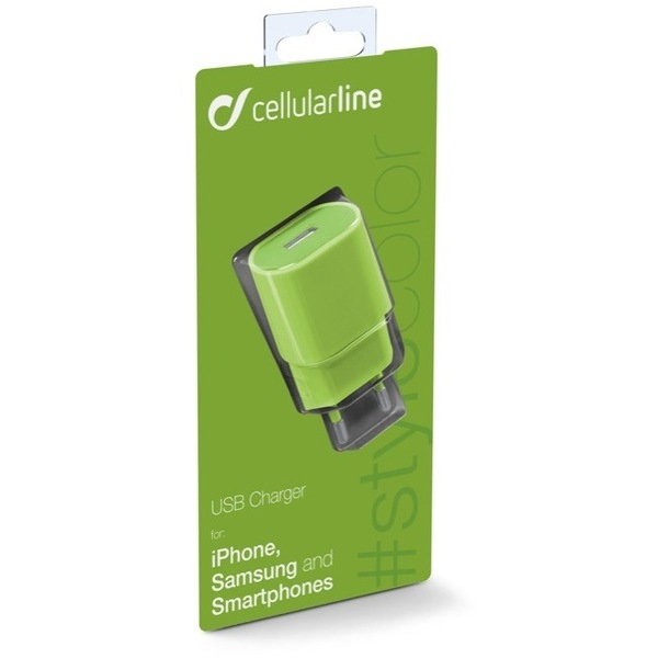 Cellularline 36891 mobile device charger Smartphone, Tablet Green AC Indoor – image 3
