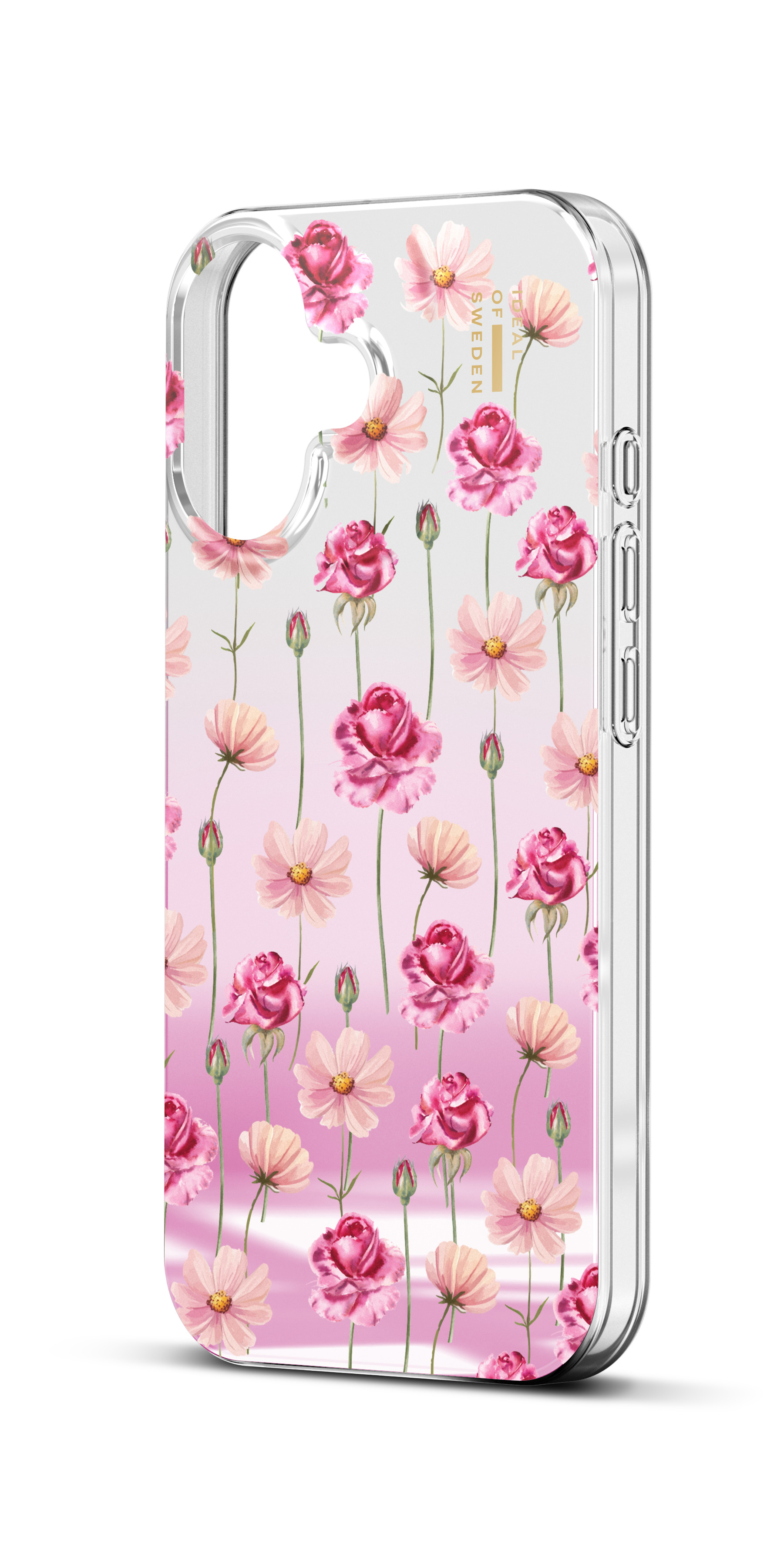 iDeal of Sweden Mirror Case iPhone 16 Rose Blush Floral