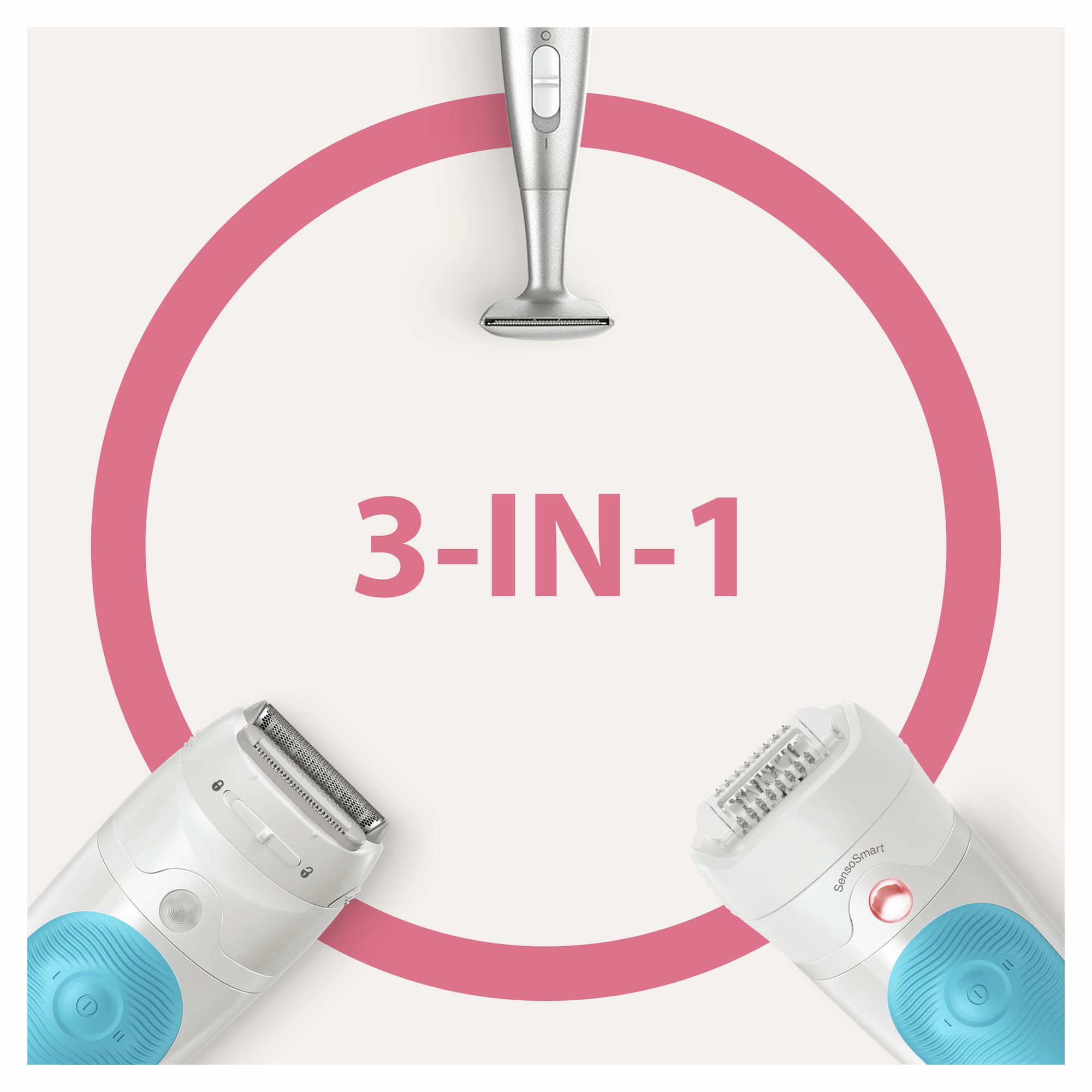 Braun Silk-épil 5 81706344 epilator 28 tweezers White, Turquoise – image 4