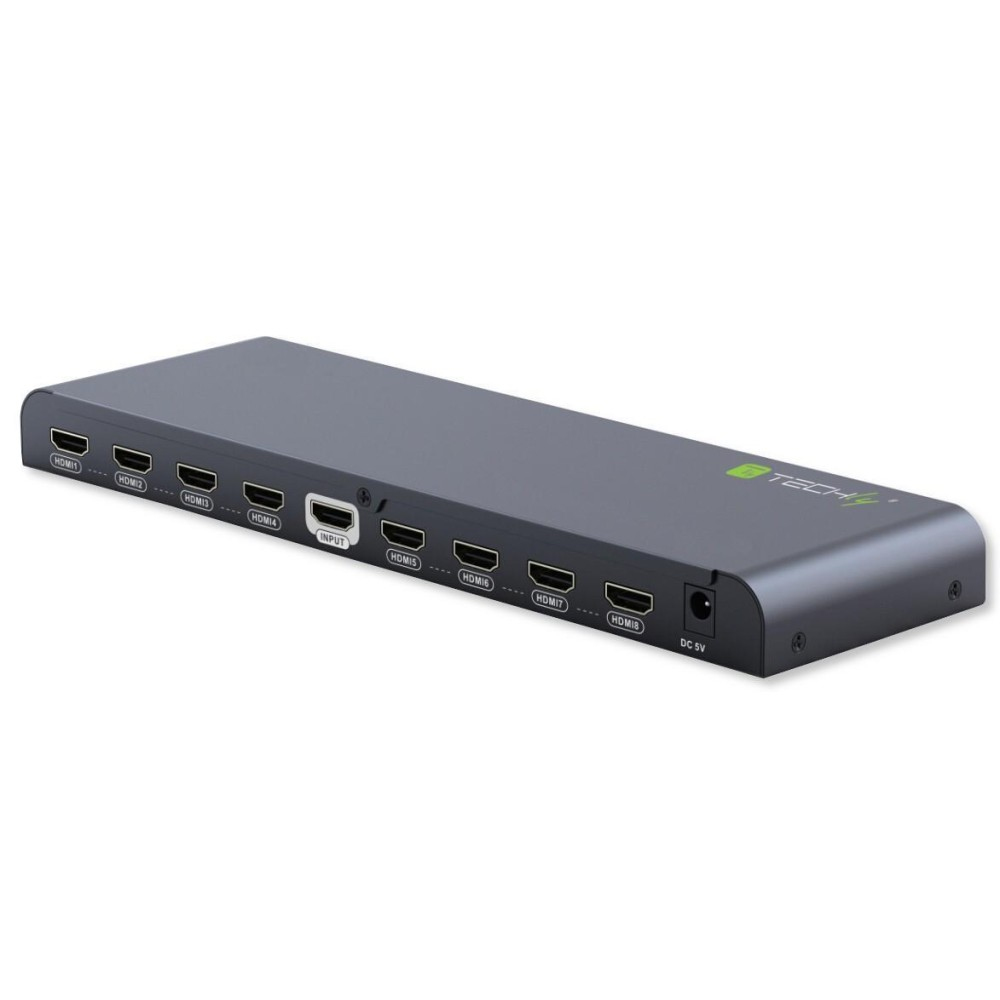 Techly Splitter HDMI2.0 4K UHD 3D 8 vie