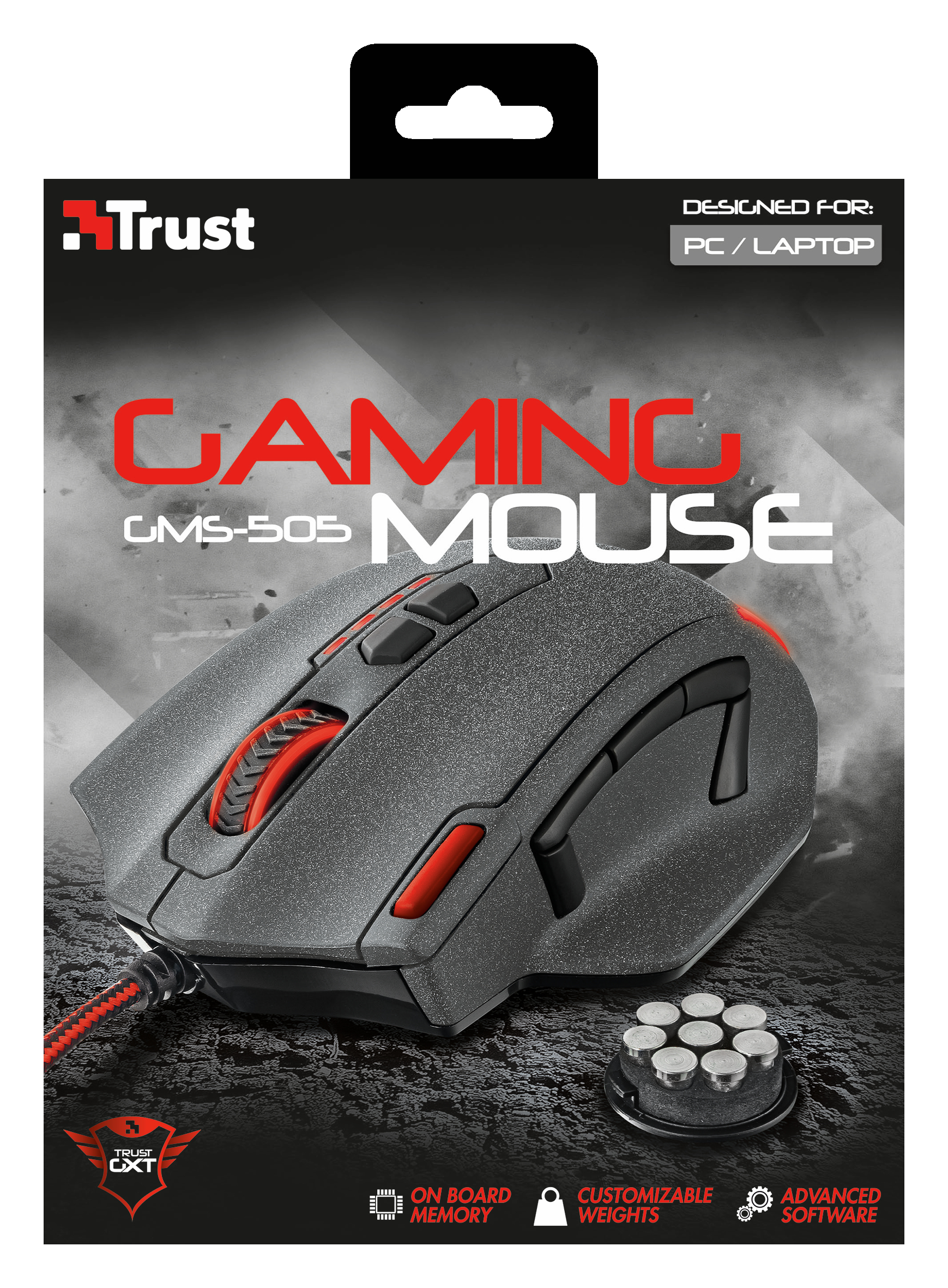 Trust GMS-505 mouse Gaming Right-hand USB Type-A Optical 4000 DPI – image 4