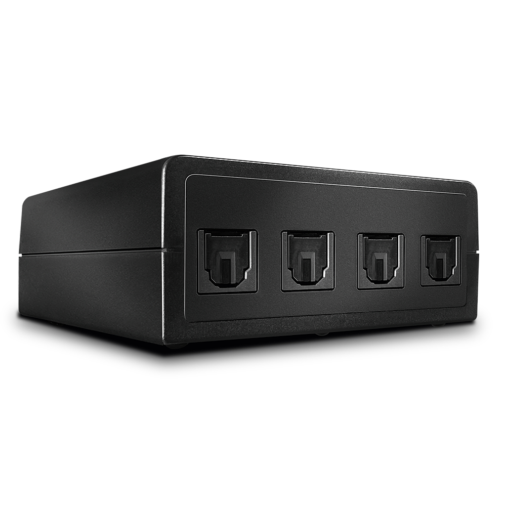 Lindy 4 Port Automatic Optical Audio Switch – image 1
