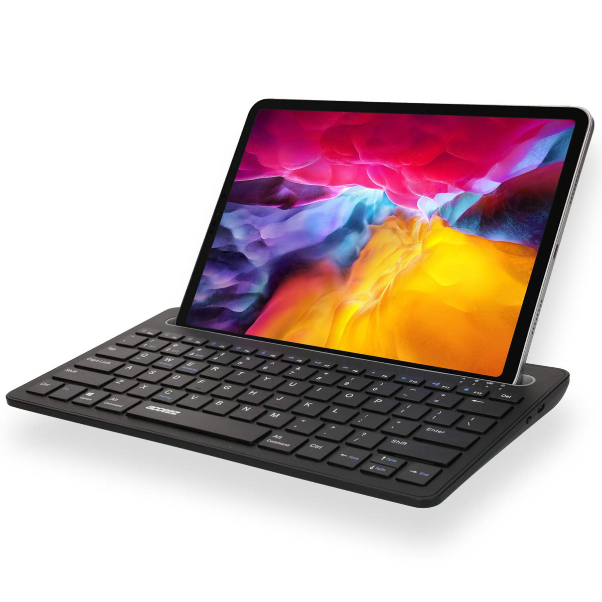 Accezz SH00045448 mobile device keyboard QWERTY Bluetooth Black – image 1