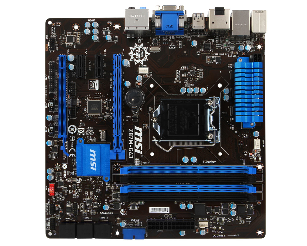 MSI Z87M-G43 motherboard Intel® Z87 LGA 1150 (Socket H3) micro ATX – image 2