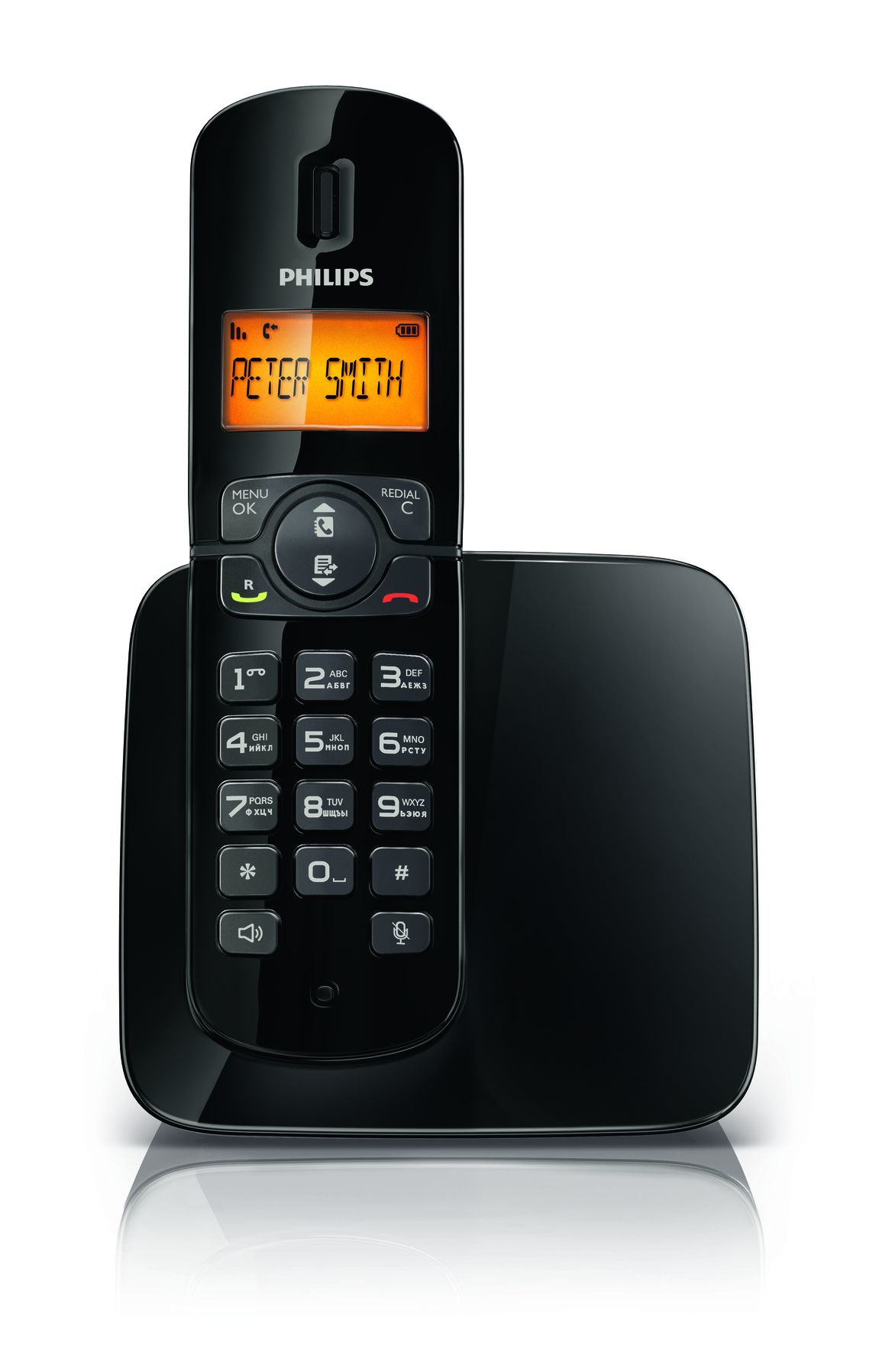 Philips BeNear CD1811B/RU telephone DECT telephone Caller ID Black – image 2