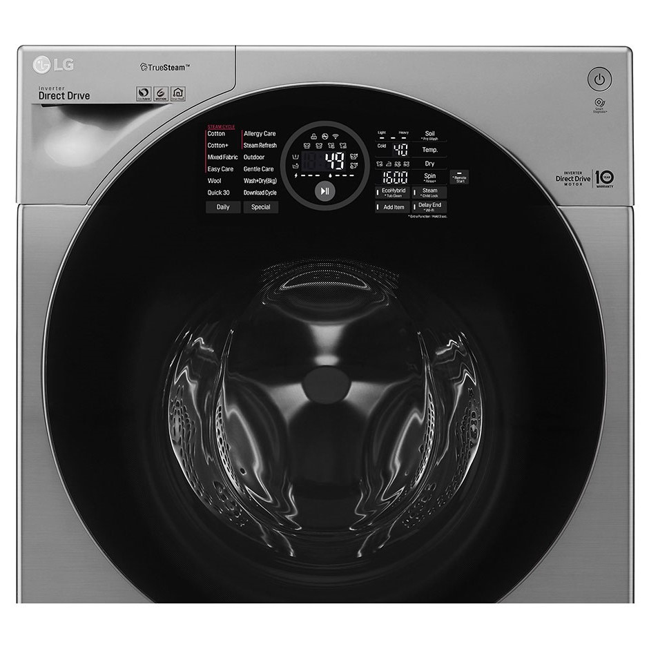 LG FH6G1BCHK6N washer dryer Freestanding Front-load Graphite – image 8