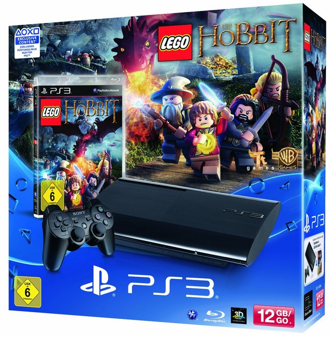 Sony Interactive Entertainment PS3 12GB + DualShock 3 + Lego: Der Hobbit – image 1