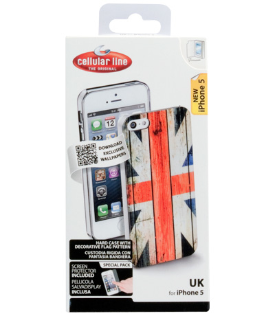 Cellularline FLAGCIPHONE51 mobile phone case Cover Blue, Red, White – image 2