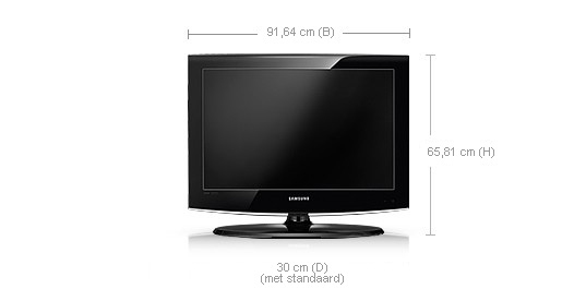 Samsung LE37A451C1 94 cm (37") HD Black 450 cd/m²