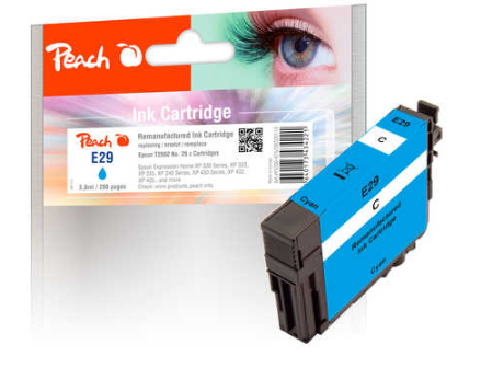 Peach Ink Cartridge cyan, compatible with Epson No. 29 c, T2982