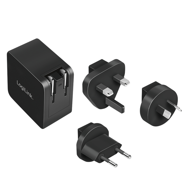 LogiLink PA0302 mobile device charger Universal Black AC Fast charging Indoor – image 2