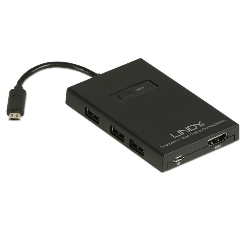 Lindy 73391 mobile device dock station Smartphone Black