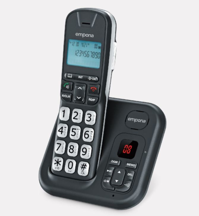 Emporia GD61AB telephone DECT telephone Black