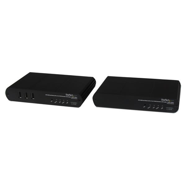 StarTech.com USB DVI KVM Console IP Extender over Cat5 with Audio