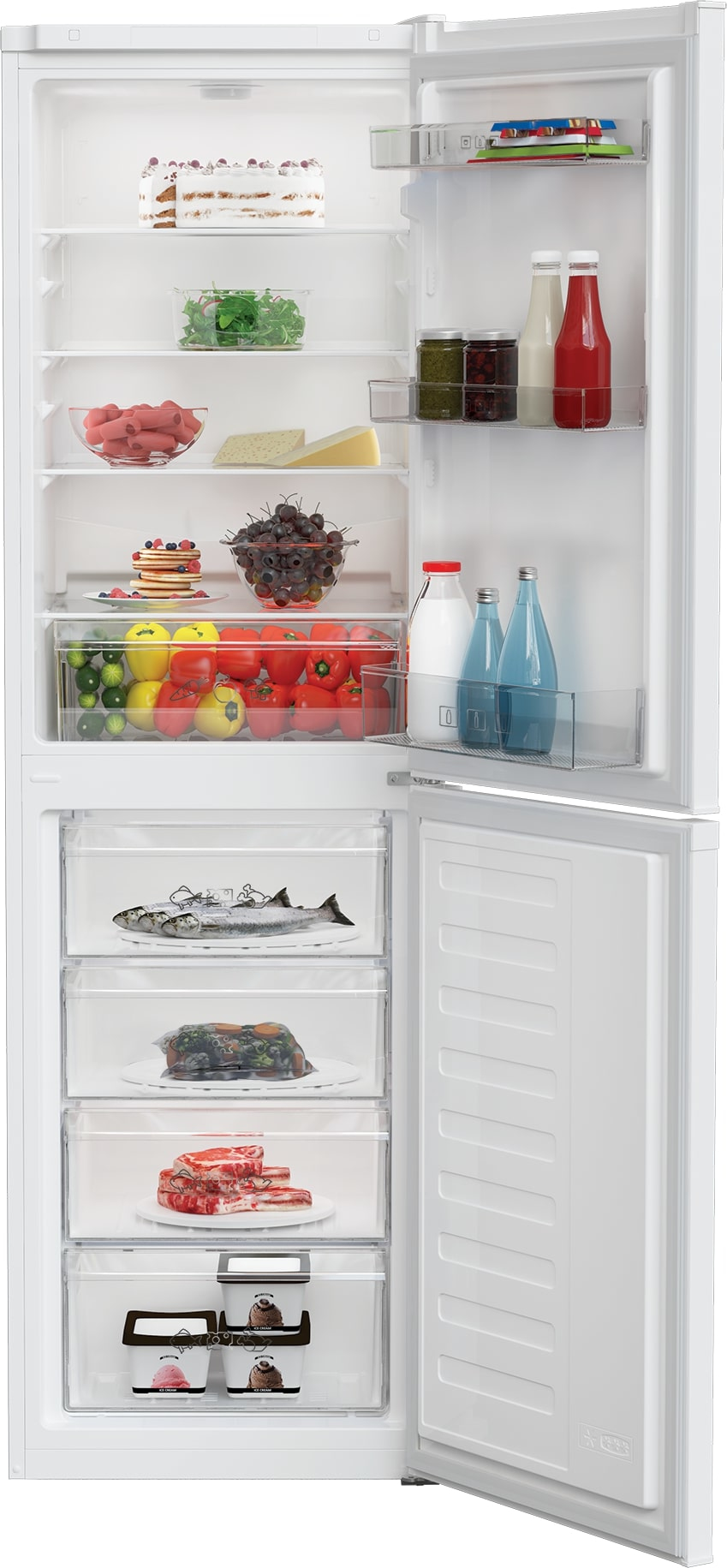 Zenith ZCS3582W Combi Fridge Freezer – image 3