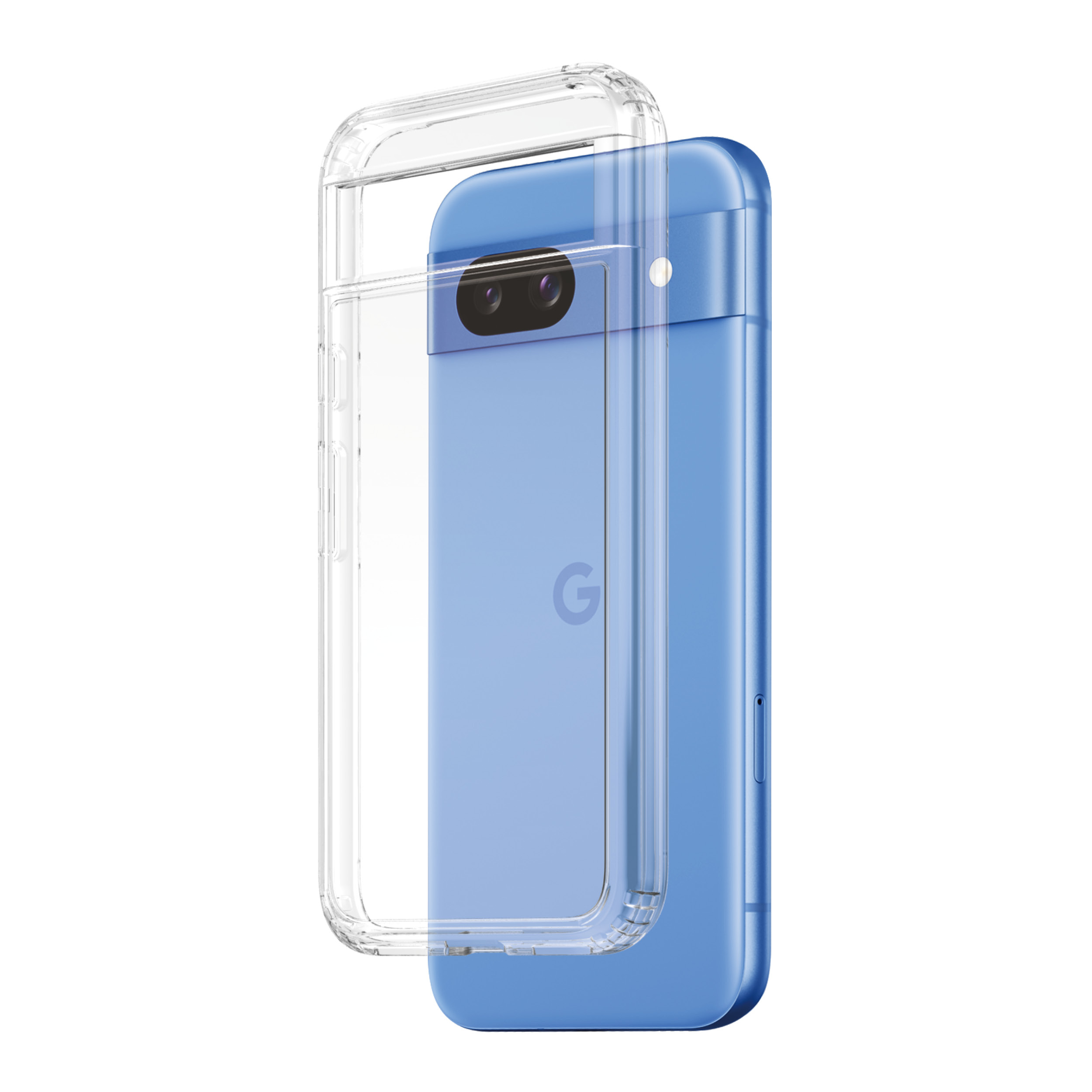 PanzerGlass R HardCase Google Pixel 8a custodia per cellulare Cover Trasparente