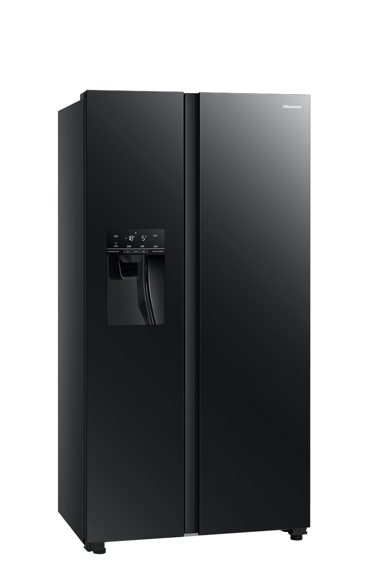Hisense RS694N4GBE side-by-side refrigerator Freestanding – image 2